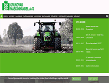 Tablet Screenshot of grundvad.dk